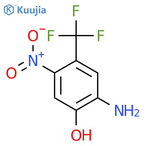 2-Amino-5-nitro-4-(trifluoromethyl)phenol (FLU-3) structure