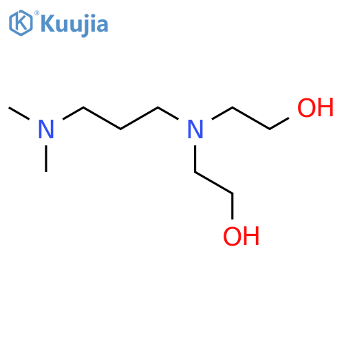 Ethanol,2,2'-[[3-(dimethylamino)propyl]imino]bis- structure