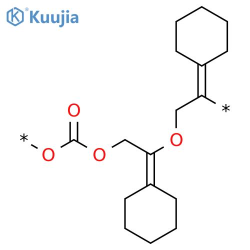 Poly(oxycarbonyloxymethylenecyclohexylidenemethyleneoxymethylenecyclohexylidenemethylene) structure