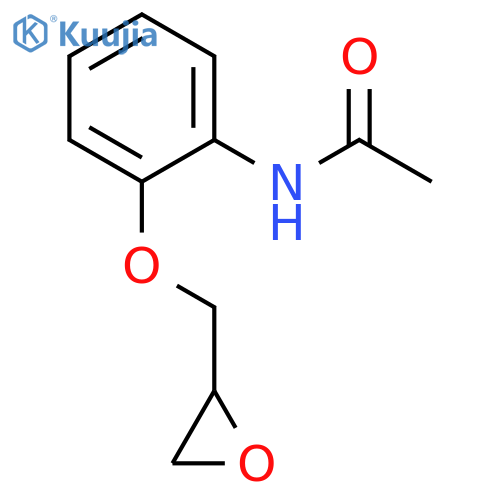 N-{2-(oxiran-2-yl)methoxyphenyl}acetamide structure