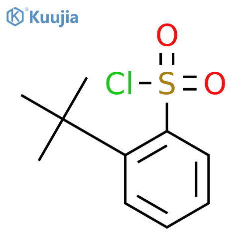 Benzenesulfonyl chloride, 2-(1,1-dimethylethyl)- structure