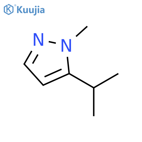 1H-Pyrazole, 1-methyl-5-(1-methylethyl)- structure