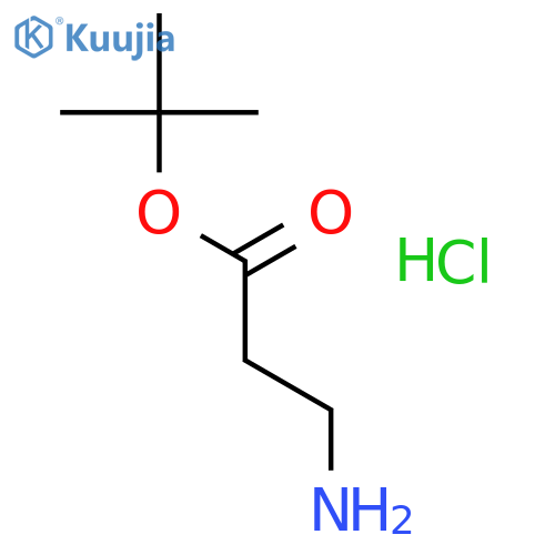 H-β-Ala-OtBu.HCl structure