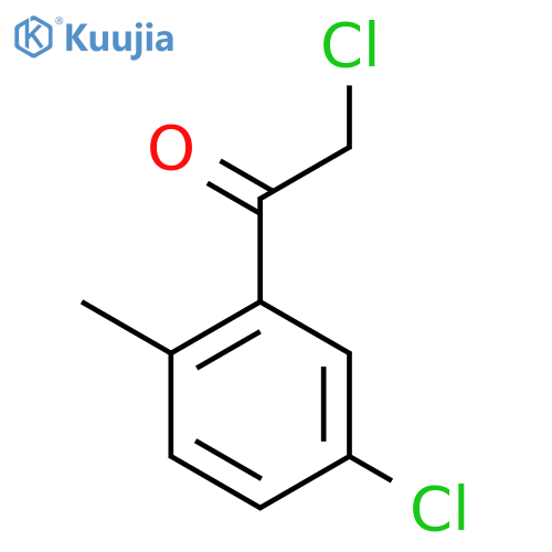 2-chloro-1-(5-chloro-2-methylphenyl)ethanone structure