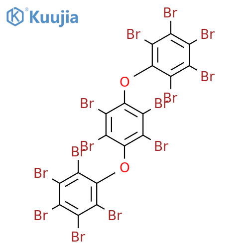 Tetradecabromo-1,4-diphenoxybenzene structure