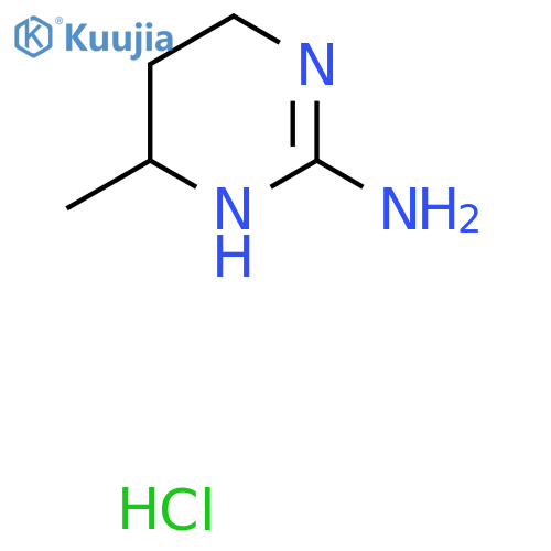 2-Pyrimidinamine, 3,4,5,6-tetrahydro-4-methyl-, hydrochloride (1:1) structure