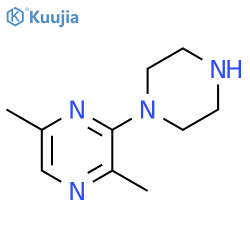 2,5-Dimethyl-3-(piperazin-1-yl)pyrazine structure