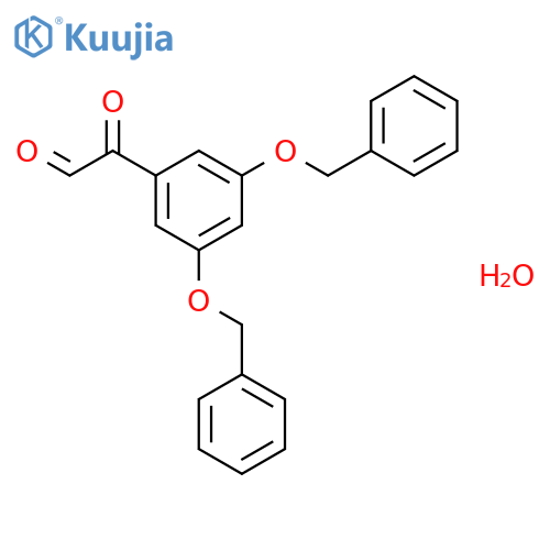 3,5-Dibenzyloxyphenylglyoxal hydrate structure