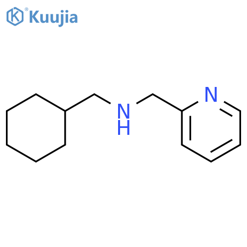 1-cyclohexyl-N-(pyridin-2-ylmethyl)methanamine structure