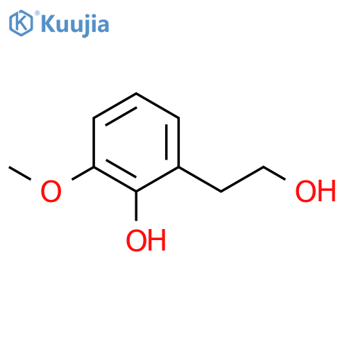 2-(2-hydroxyethyl)-6-methoxyphenol structure
