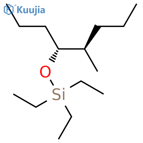 Silane, triethyl[[(1R,2R)-2-methyl-1-propylpentyl]oxy]-, rel- structure