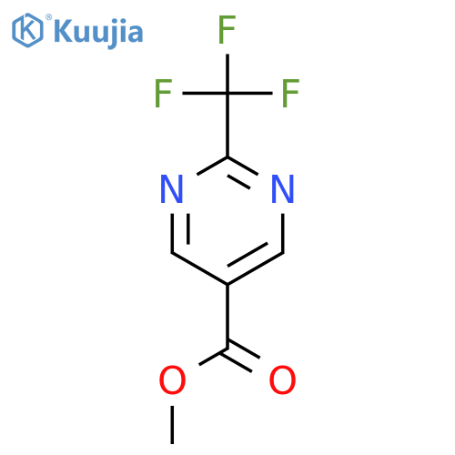 Methyl 2-(trifluoromethyl)pyrimidine-5-carboxylate structure