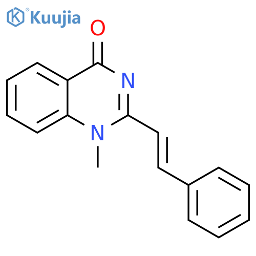 (E)-1-Methyl-2-styrylquinazolin-4(1H)-one structure