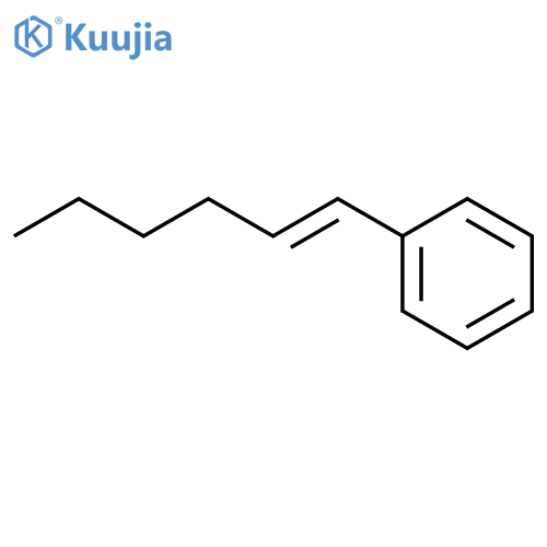 Benzene, (1E)-1-hexenyl- structure