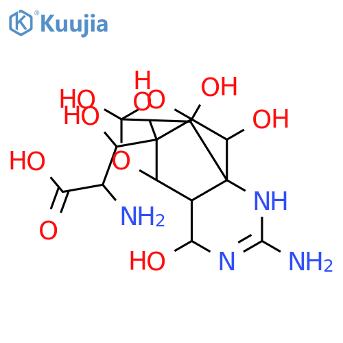5,9:7,10a-Dimethano-10aH-[1,3]dioxocino[6,5-d]pyrimidine-12-propanoicacid, a-aminooctahydro-b,4,7,10,11,12-hexahydroxy-2-imino-,(aS,bR,4R,4aR,5R,7S,9S,10S,10aR,11S,12S)- (9CI) structure