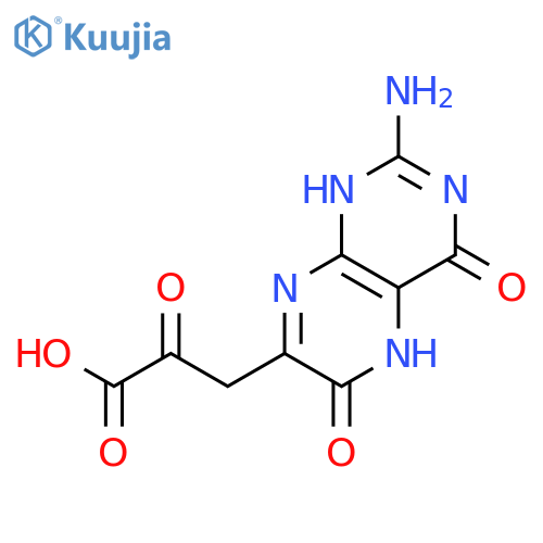 3-(2-amino-4,6-dioxo-1,4,5,6-tetrahydropteridin-7-yl)-2-oxopropanoic acid structure