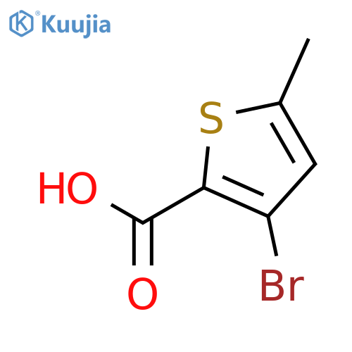 3-bromo-5-methylthiophene-2-carboxylic acid structure