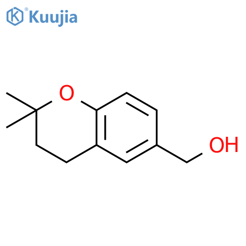 2H-1-Benzopyran-6-methanol, 3,4-dihydro-2,2-dimethyl- structure