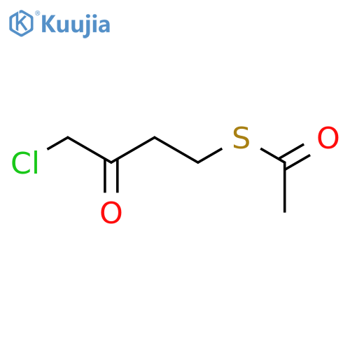 4-(acetylsulfanyl)-1-chlorobutan-2-one structure