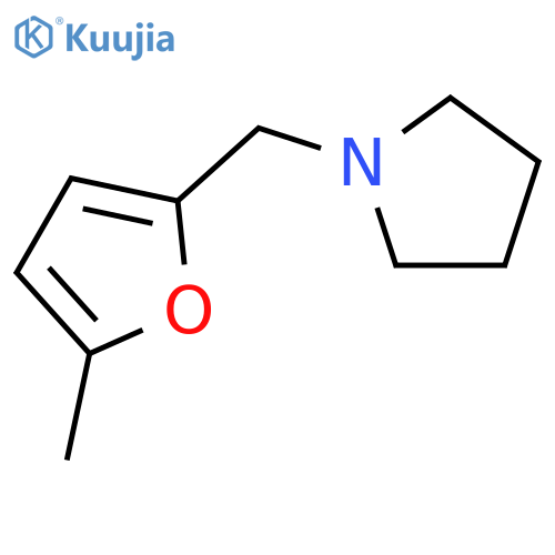 Pyrrolidine, 1-[(5-methyl-2-furanyl)methyl]- structure