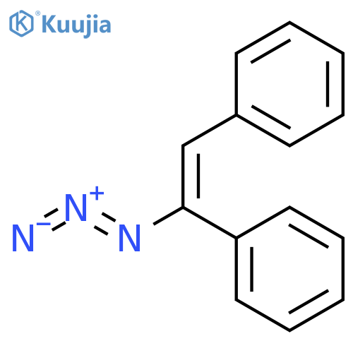 Benzene, 1,1'-(1-azido-1,2-ethenediyl)bis- structure