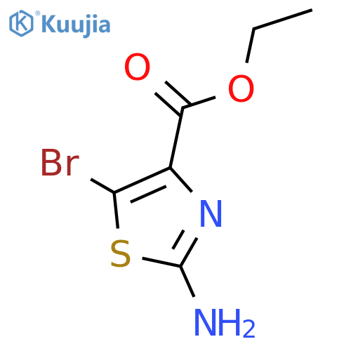 Ethyl 2-amino-5-bromothiazole-4-carboxylate structure