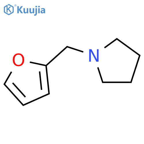 Pyrrolidine, 1-(2-furanylmethyl)- structure