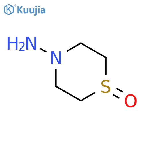 4-Thiomorpholinamine, 1-oxide structure