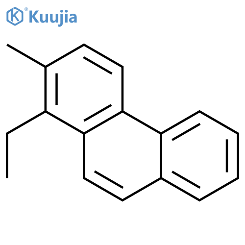 Phenanthrene, 1-ethyl-2-methyl- structure