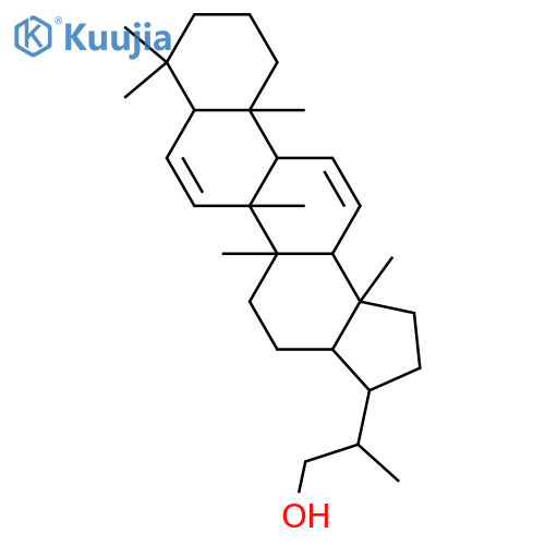 29-Hydroxy-6,11-hopadiene; (17βH,21βH,22S)-form structure