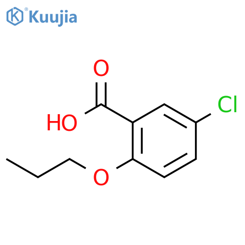 5-chloro-2-propoxybenzoic Acid structure