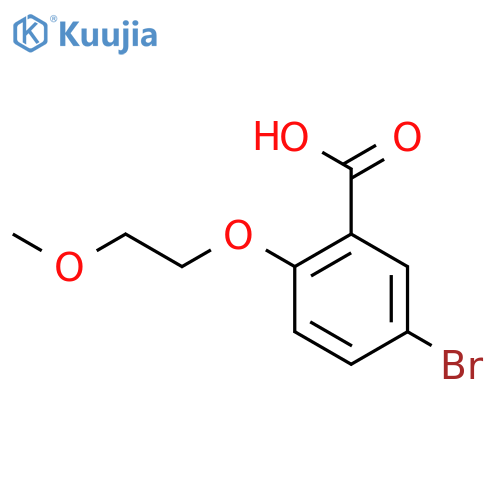 5-Bromo-2-(2-methoxyethoxy)benzoic Acid structure