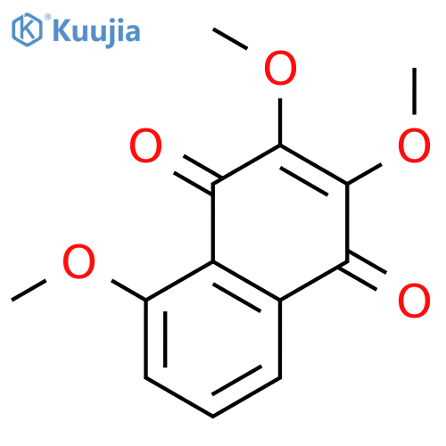 1,4-Naphthalenedione, 2,3,5-trimethoxy- structure