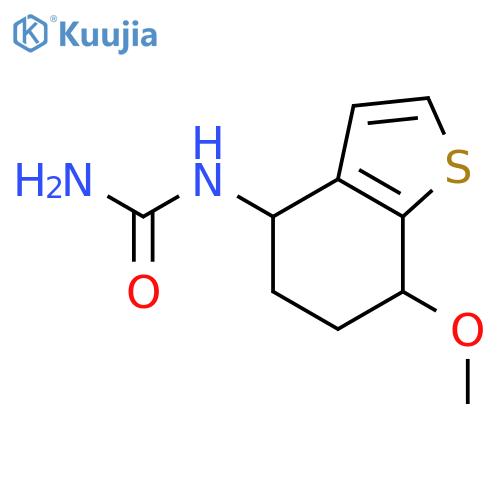Urea, (4,5,6,7-tetrahydro-7-methoxybenzo[b]thien-4-yl)- structure
