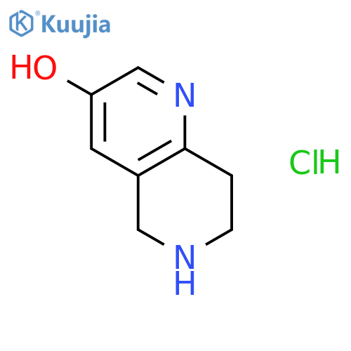 5,6,7,8-Tetrahydro-1,6-naphthyridin-3-ol hydrochloride structure