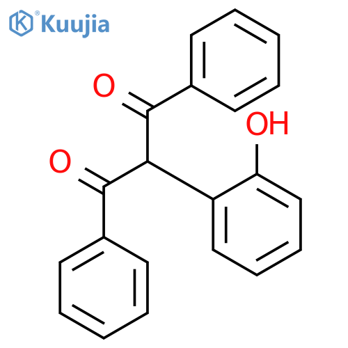 1,3-Propanedione,2-(2-hydroxyphenyl)-1,3-diphenyl- structure