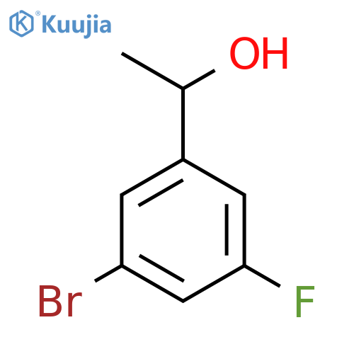 1-(3-Bromo-5-fluorophenyl)ethanol structure