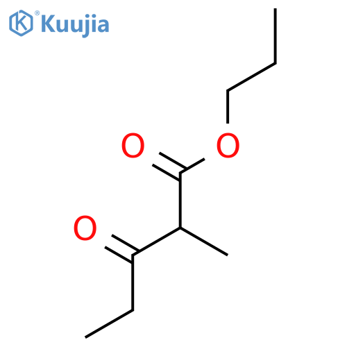 Propyl 2-methyl-3-oxopentanoate structure