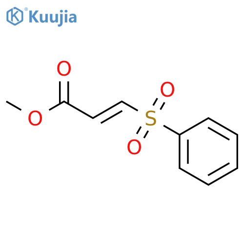 methyl 3-(benzenesulfonyl)prop-2-enoate structure