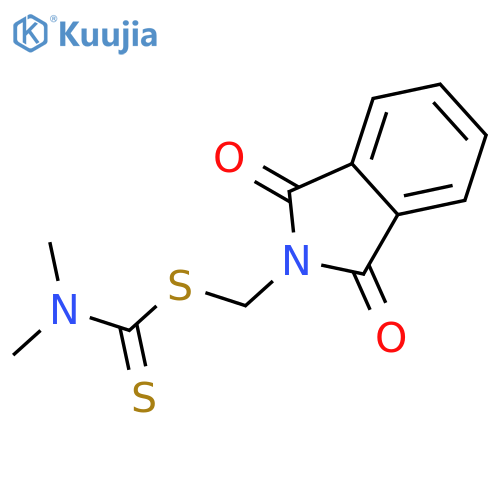 Carbamodithioic acid,dimethyl-, (1,3-dihydro-1,3-dioxo-2H-isoindol-2-yl)methyl ester (9CI) structure