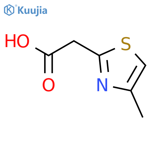 2-(4-methylthiazol-2-yl)acetic acid structure