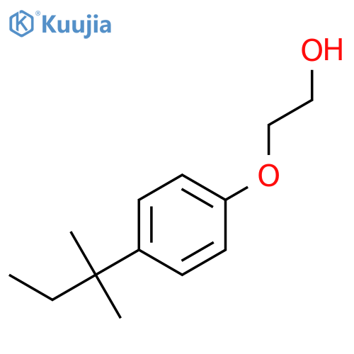 p-t-amylphenoxyethanol structure