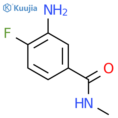 3-Amino-4-fluoro-N-methylbenzamide structure