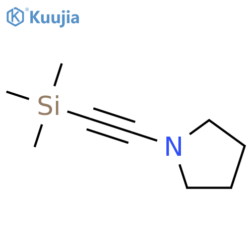 1-2-(Trimethylsilyl)ethynylpyrrolidine structure