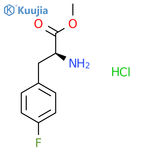 4-Fluoro-L-phenylalanine methyl ester hydrochloride structure