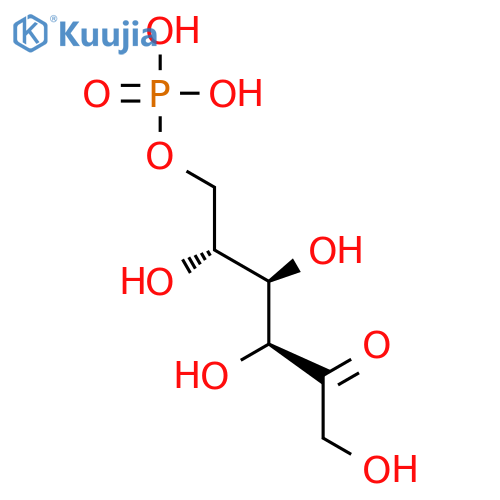 D-Fructose,6-(dihydrogen phosphate) structure