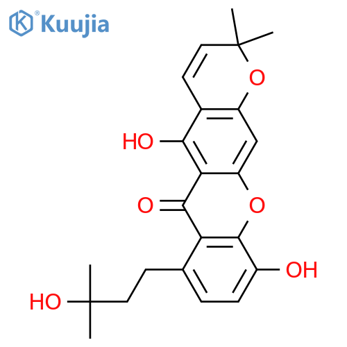 Calabaxanthone; Demethoxy, 2',3'-dihydro, 3',10-dihydroxy structure