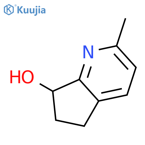 5H-Cyclopenta[b]pyridin-7-ol, 6,7-dihydro-2-methyl- structure