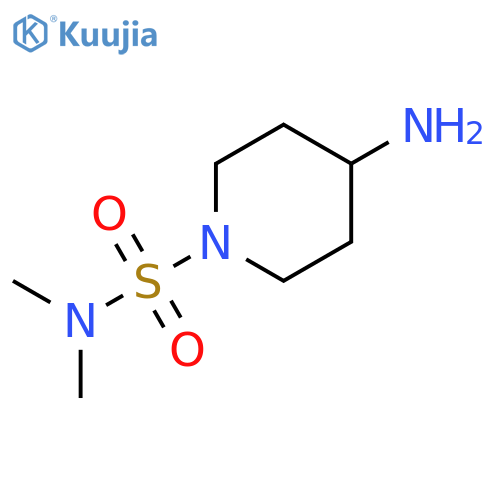 1-Piperidinesulfonamide, 4-amino-N,N-dimethyl- structure