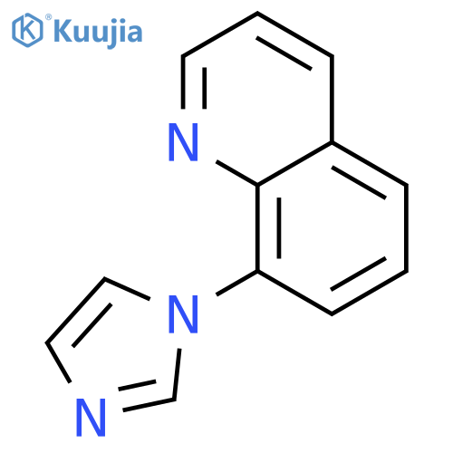 Quinoline, 8-(1H-imidazol-1-yl)- structure